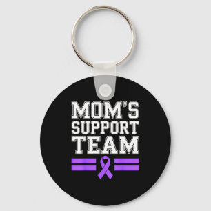 Mum's support team family lupus awareness sle key ring