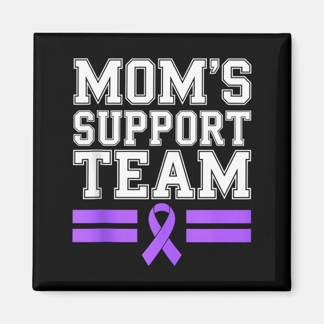 Mum's support team family lupus awareness sle magnet (Front)