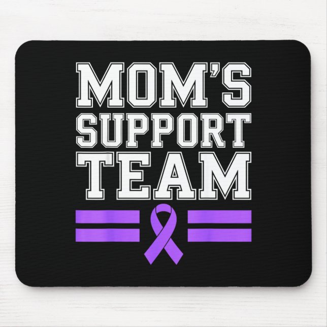 Mum's support team family lupus awareness sle mouse mat (Front)