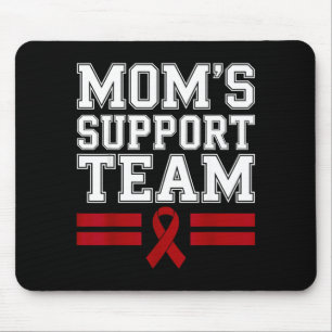 Mum's support team family multiple myeloma cancer mouse mat