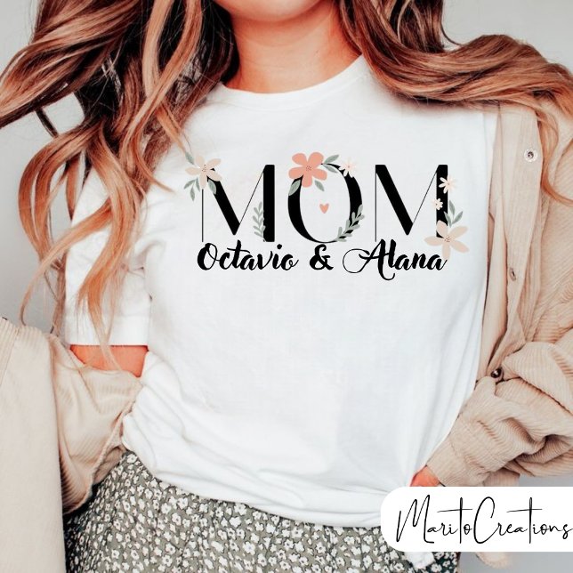 Mum's T-shirt to personalise your children's name (Creator Uploaded)