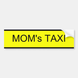 mum's taxi bumper sticker