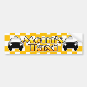Mum's Taxi Bumper Sticker Car Auto Decal