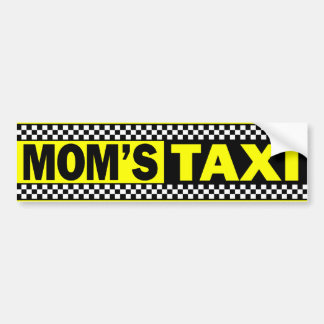 Mum's Taxi Service Bumper Sticker