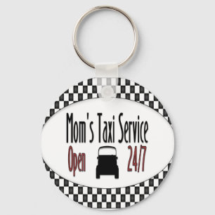 Mum's Taxi Service Key Ring