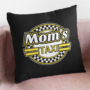 Mum's Taxi Sign Cushion