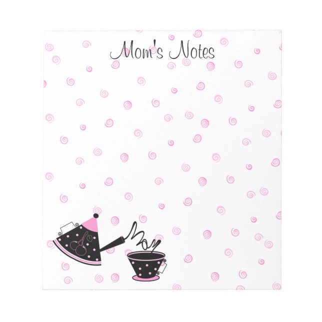 Mum's Tea Pot Notepad (Front)