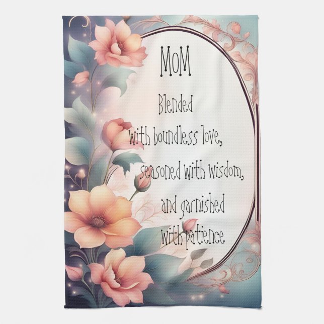 Mum's  tea towel (Vertical)