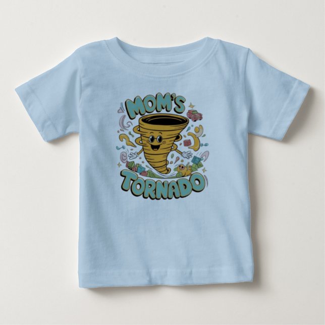 "Mum's tornado" Baby tee (Front)