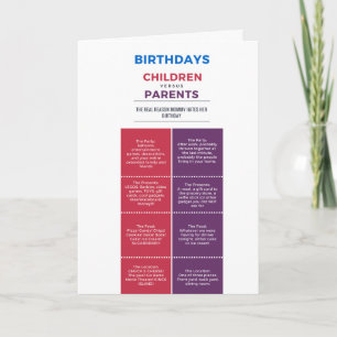 Mum's Truthful Birthday Card