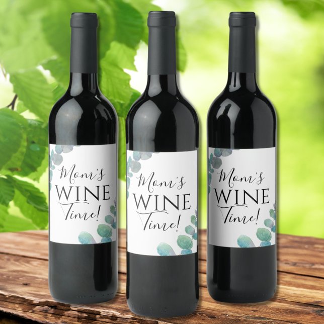 Mum's Wine Label (Creator Uploaded)