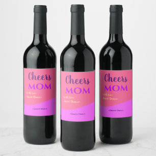 Mum's Wine Label Set