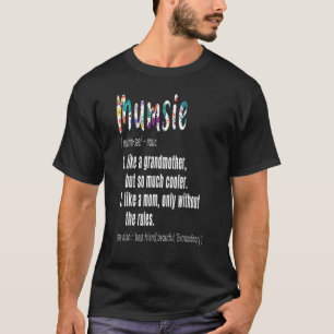 Mumsie Definition Mother's Day & Birthday  Grandmo T-Shirt