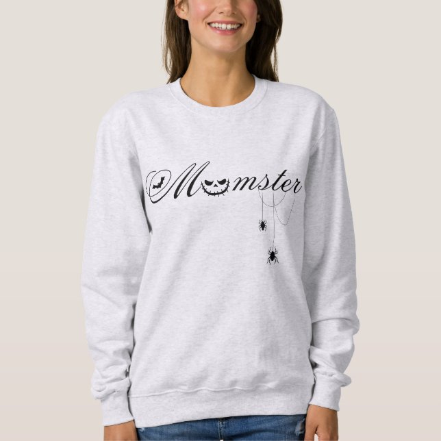 Mumster Halloween Mum monster design Sweatshirt (Front)