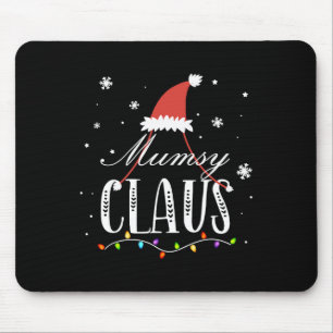 Mumsy Claus Family Matching Santa Hat Christmas Pa Mouse Mat