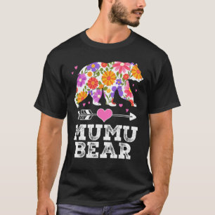 MuMu Bear Floral Mother s Day  Matching Family T-Shirt