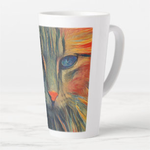 Munch Cat Latte Mug