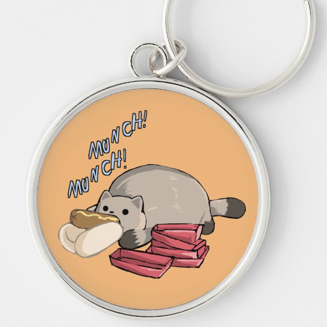 Munch Munch! Key Ring (Front)