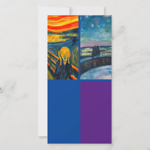 Munch, The Scream, Art Bookmark Card