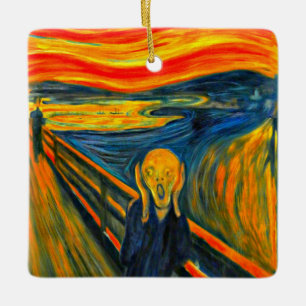 Munch The Scream Ceramic Ornament