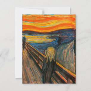 Munch The Scream Invitations