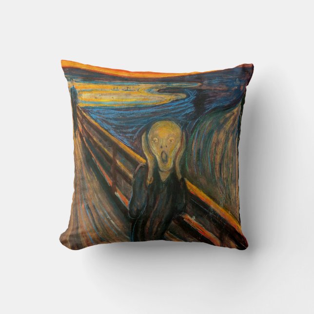 Munch The Scream Pillow (Front)