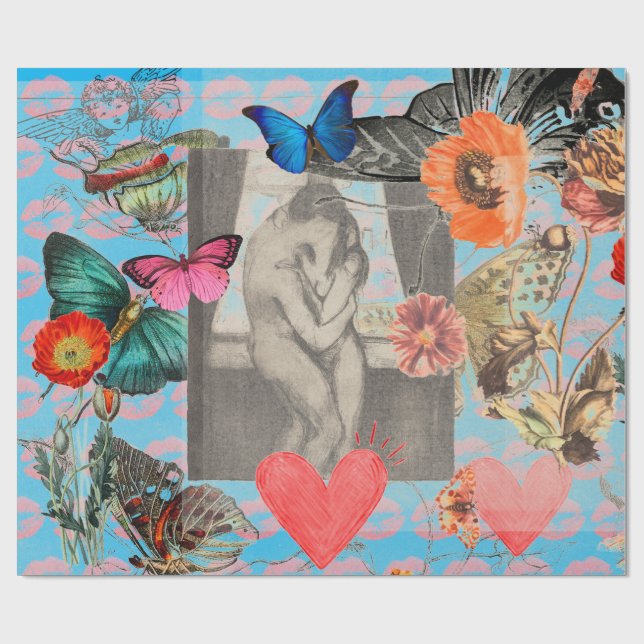 MUNCH wrapping paper collage Valentine's Day (Flat)
