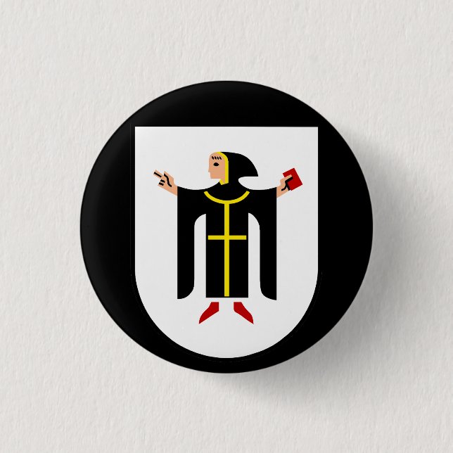 München Coat of arms 3 Cm Round Badge (Front)