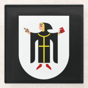München Coat of arms Glass Coaster