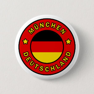 München Deutschland 6 Cm Round Badge