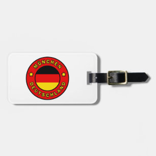 München Deutschland Luggage Tag