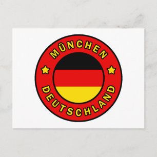 München Deutschland Postcard