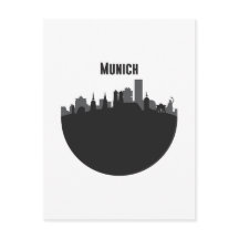 München Stadt Silhouette