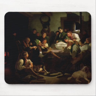 Munchhausen tells his hunting tales, 1842 mouse mat