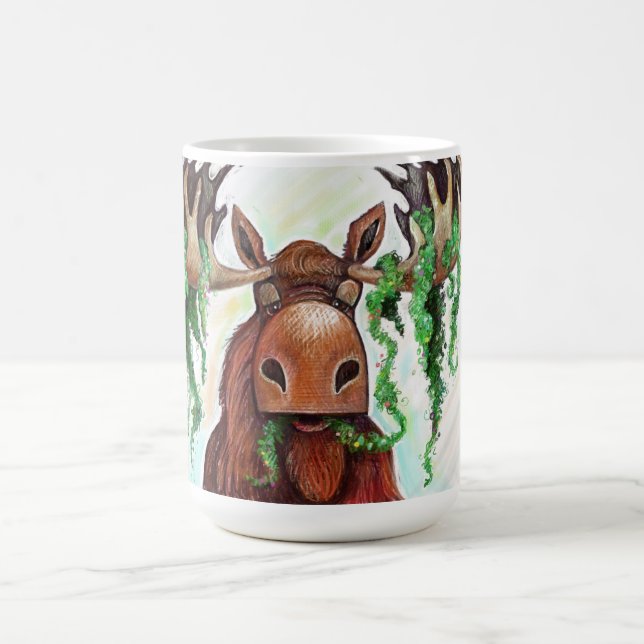 Munching Moose Coffee Mug (Center)