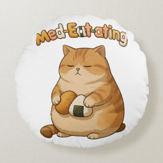 Munching Round Cushion