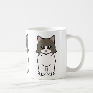 Munchkin Cat Cartoon Coffee Mug