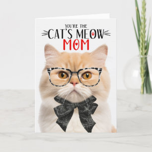 Munchkin Cat for Mum on Mother's Day Holiday Card
