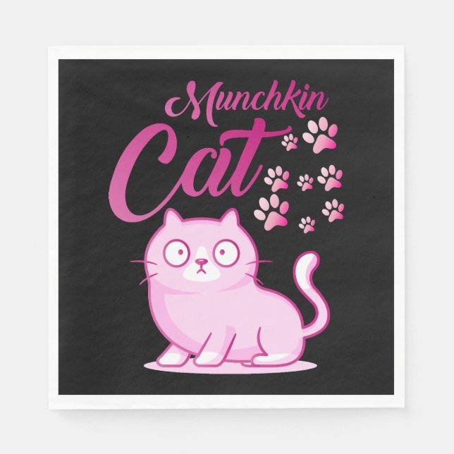 Munchkin Cat       Napkin (Front)