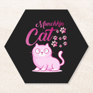 Munchkin Cat Paper Coaster
