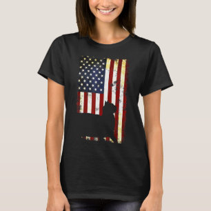 Munchkin Silhouette American Flag 4th Of July T-Shirt