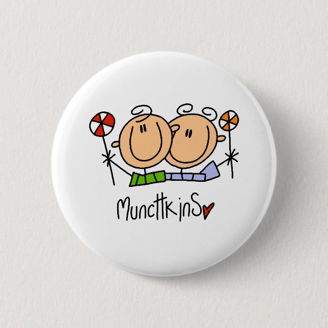Munchkins 6 Cm Round Badge (Front)