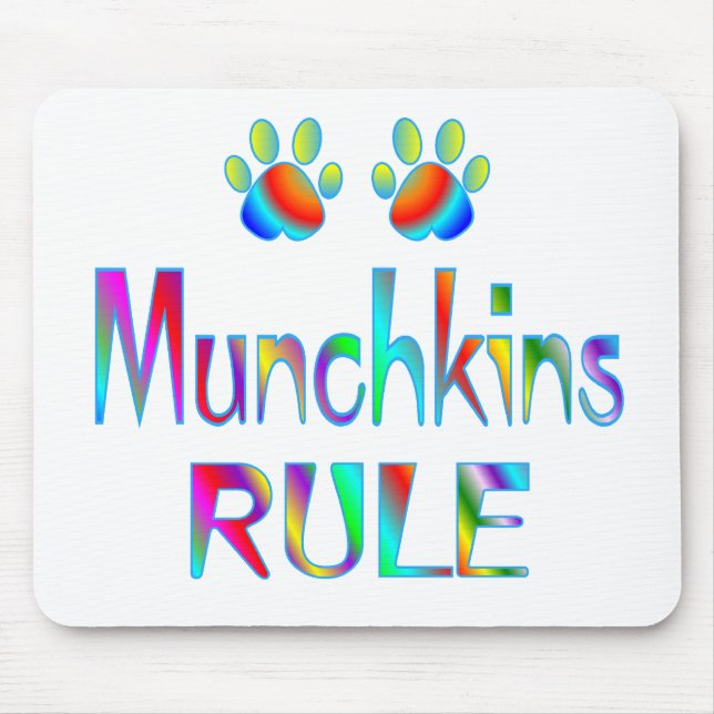 Munchkins Rule Mouse Mat (Front)