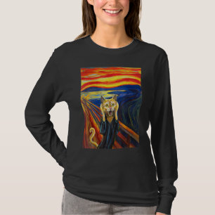 Munch's The Scream Painting Cat T-Shirt