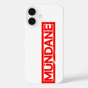 Mundane Stamp iPhone 16 Case