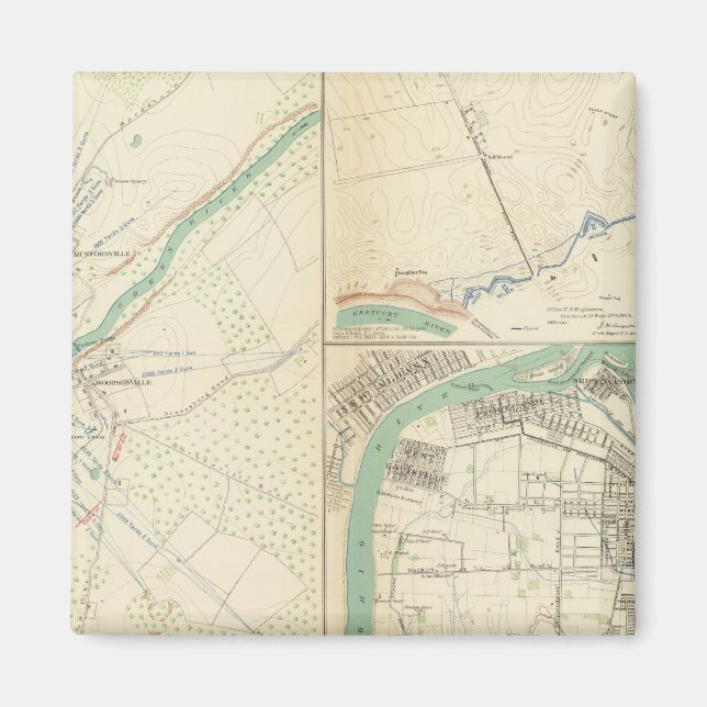 Munfordville, Camp Nelson, Louisville, Ky Magnet (Front)