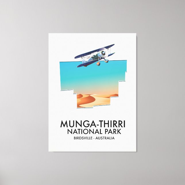 Munga-Thirri National Park Birdsville Australia  Canvas Print (Front)