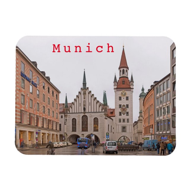 Munich # 18   magnet (Horizontal)