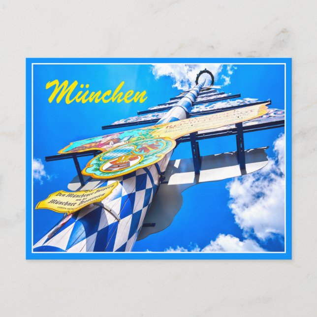 Munich  Bavaria Germany Travel Postcard (Front)