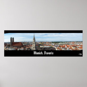 Munich, Bavaria Panorama Poster